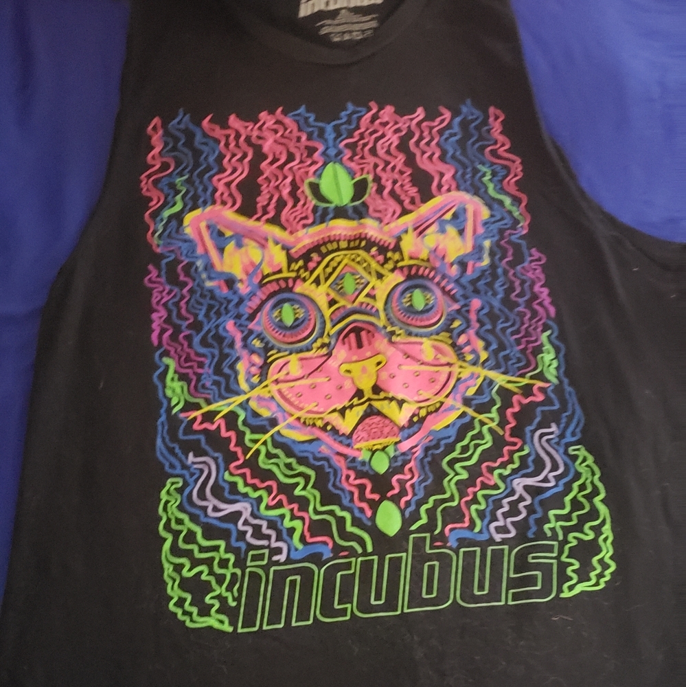 Incubus Trippy Cat Tank Top